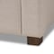 Baxton Studio Aurelie Modern Light Beige Upholstered King Size Storage Bed 145-8127 - alternate 5
